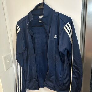 Adidas Dark Blue Mesh Jacket